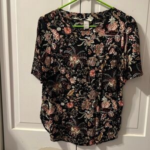 H&M floral blouse
